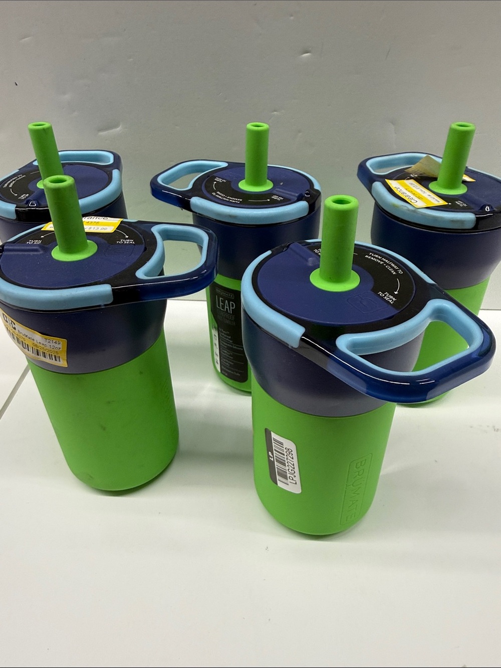 NEW BruMate Leap Kids Leakproof Sippy - Set of 5